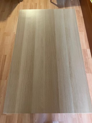 Mesa escritorio IKEA Adils madera y metal