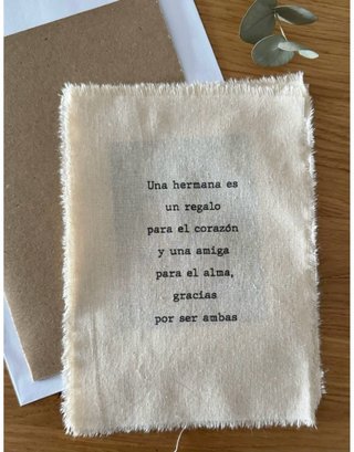 Foto en tela con marco de madera