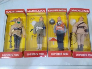 Madelman 4 figuras réplica sin estrenar
