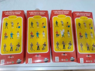 Madelman 4 figuras réplica sin estrenar
