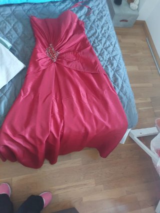 Vestido fiesta rojo