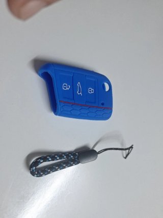 Funda Llave Coche VW Touran Azul
