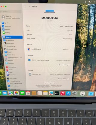 Macbook Air 13" M2 512GB 16GB Original Apple Top!