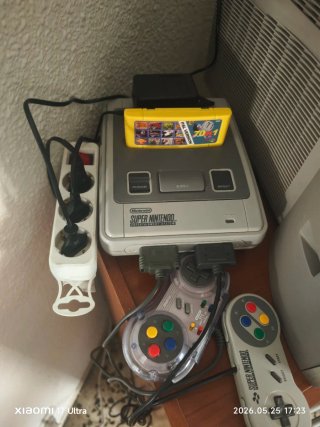 Super Nintendo + Mando + Cartucho 70 en 1