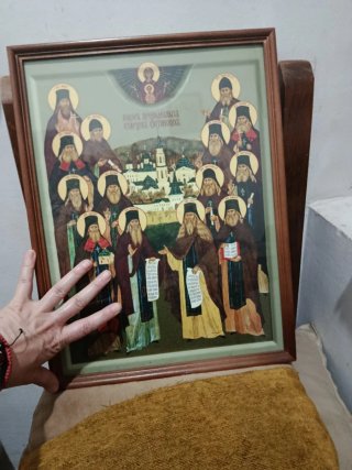 Icono religioso antiguo