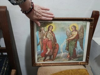Icono religioso antiguo