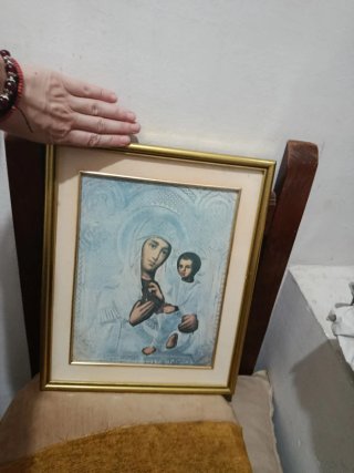 Icono religioso antiguo