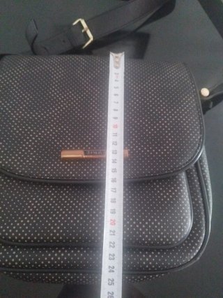 Bolso Bandolera Tous Negro y Dorado
