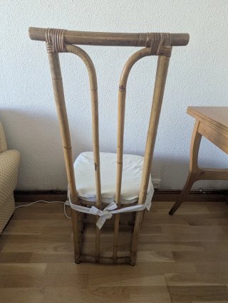 Set de 4 Sillas de Bambú