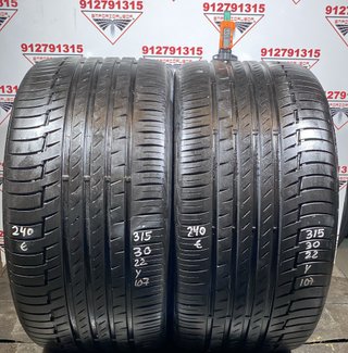 315 30 22 Y CONTINENTAL RUEDA AL 90% VIDA UTIL