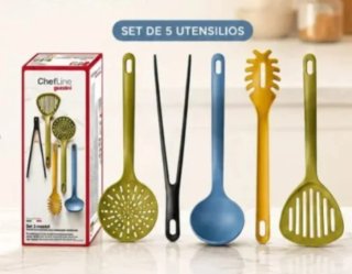 Set 5 Utensili da Cucina Guzzini in Plastica