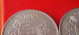7 Monedas 100 PTAS 1975 *76 desde 2€