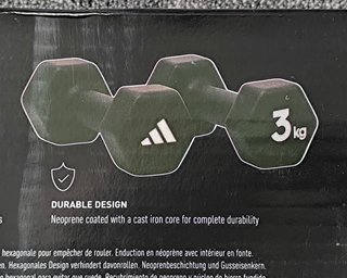 Par de mancuernas de 3 kg adidas (A ESTRENAR)