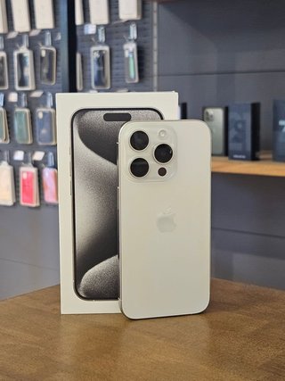 IPHONE 15 PRO 128GB BLANCO BATERIA 100%
