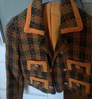 Chaqueta Torera Estilo Chanel Multicolor