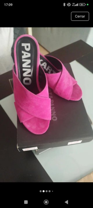 Sandalias Karl Lagerfeld Fucsia Tacon