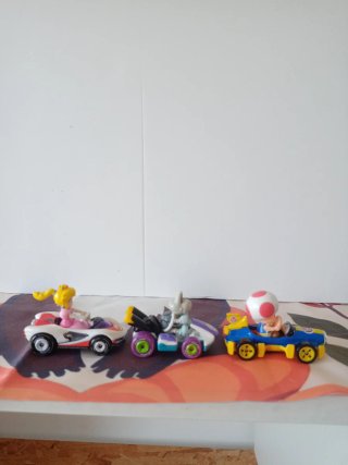 Lote 3 Coches Hot Wheels Mario Kart