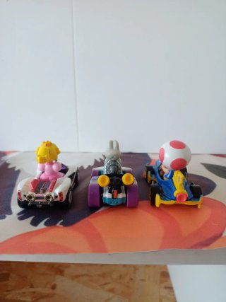 Lote 3 Coches Hot Wheels Mario Kart