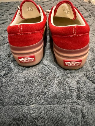 Zapatillas Vans Rojas Suede