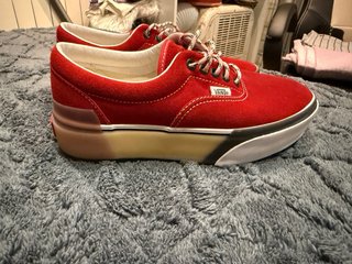 Zapatillas Vans Rojas Suede
