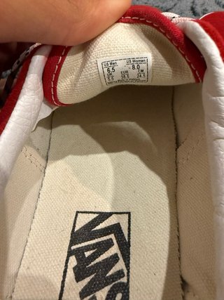Zapatillas Vans Rojas Suede