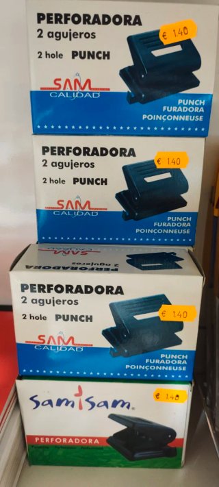 Perforadora 2 agujeros SAM