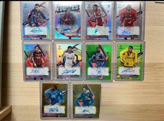 Lote cromos firmados Topps Ayneto