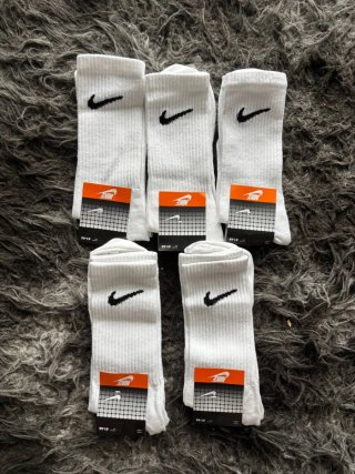 Pack 5 Calcetines Nike Blancos Talla 41-44