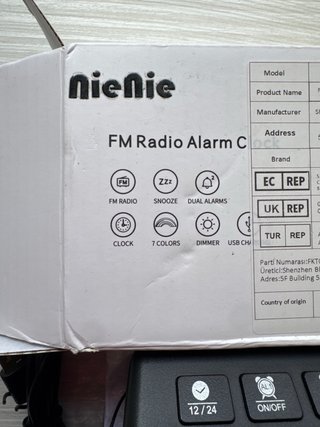 Radio Despertador Digital NieNie FM