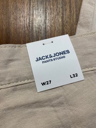 Pantalón Jack & Jones Lino Crudo