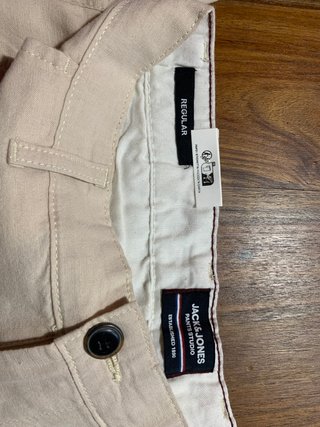 Pantalón Jack & Jones Lino Crudo