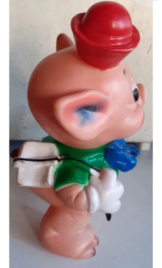 Antiguo muñeco cerdito de Ledra
