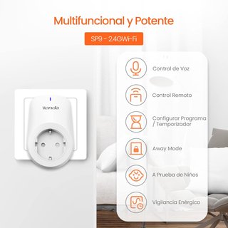 Tenda enchufe inteligente control voz energía