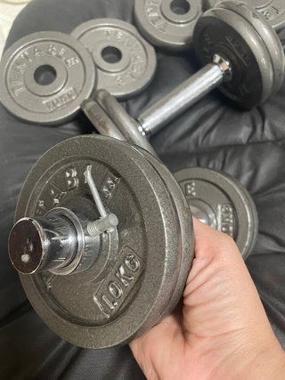 Mancuernas 12 discos 1 kg