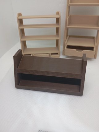 Set 3 Scaffali Miniature Dollhouse