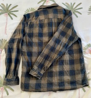 Camisa de franela con cremallera