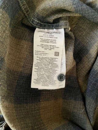 Camisa de franela con cremallera