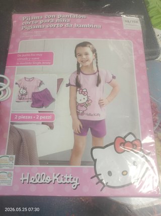 Pijama Corto Hello Kitty Niña