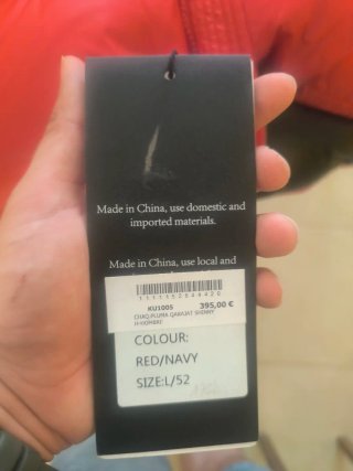 Chaqueta KUiiN plumón pato Talla L