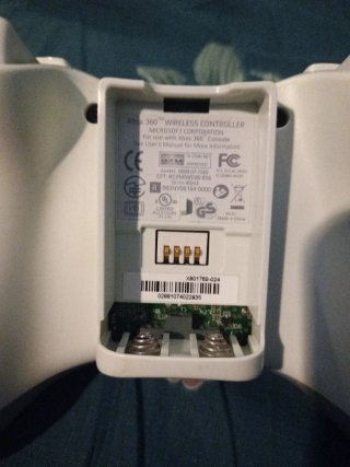 MANDO BLANCO INALÁMBRICO ORIGINAL PARA XBOX 360