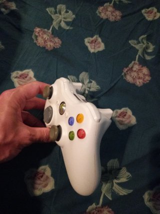 MANDO BLANCO INALÁMBRICO ORIGINAL PARA XBOX 360