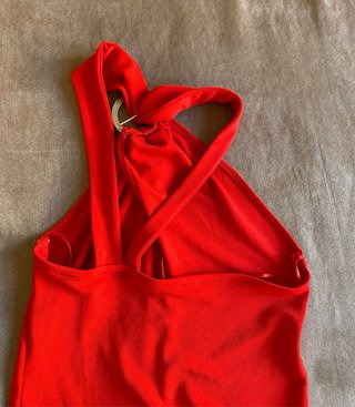 Body Rojo Zara Talla S