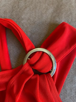 Body Rojo Zara Talla S