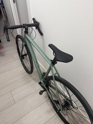 Bicicleta Gravel Verde