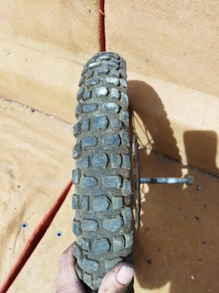 Rueda pit bike delantera 14