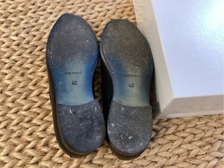 Mocassini uomo neri con nappine