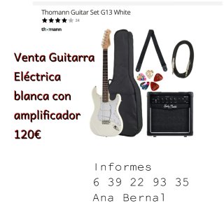 Guitarra Eléctrica Thomann Set G13 Blanca