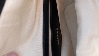Bolso Sandro blanco y negro