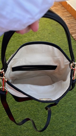 Bolso Sandro blanco y negro
