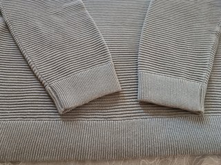 Maglione uomo SOLID a coste grigio